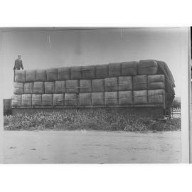 Man on top of a railway truck