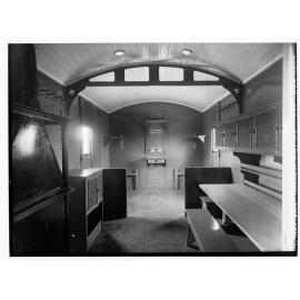 Interior of guards van