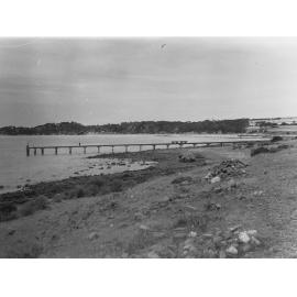 Emu Bay, Kangaroo Island, showing jetty