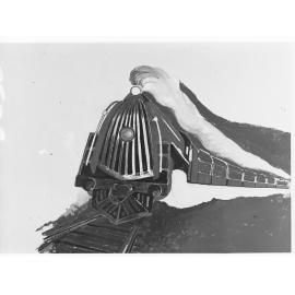 Painting of a steam train (from 1930s)