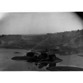 Valley Lake on left, Browne's Lake on right