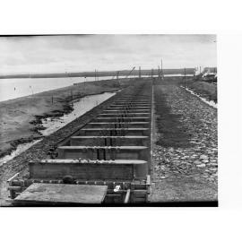 Goolwa Barrage - First Cofferdam
