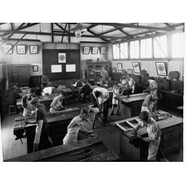 Boys at Woodwork Class