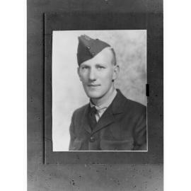 Portrait of man enlisted in Royal Australian Air Force - photo copied for Roll of Honour