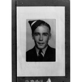 Portrait of a trainee under the Empire Air Training Scheme - photo copied for Roll of Honour