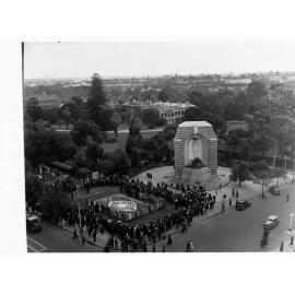 Floral Carpet Beneath the National War Memorial, North Terrace, Flower Day
