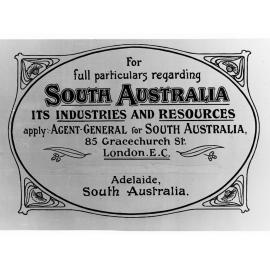 Plaque Regarding South Australian Industry and Resources