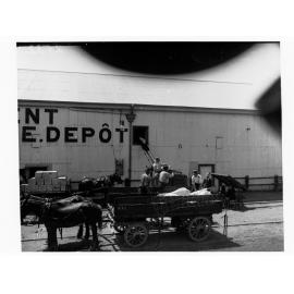 Shipping frozen lambs at Port Adelaide