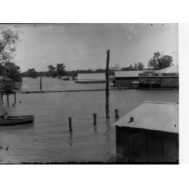 Swanreach during floods showing township underwater