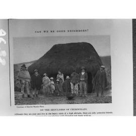 People of Chimborazo Outside Their Hut
