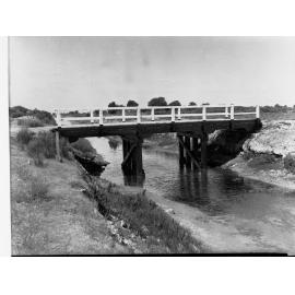 South East Drainage showing bridge