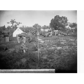 Camp No. IX About 25 Miles North West From Warrina on bank of Arckaringa Creek Elder Scientific Expedition