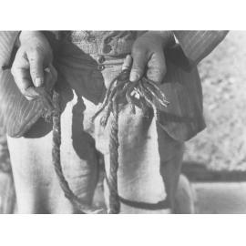 Sewers Department, Oaklands, man holding a rope