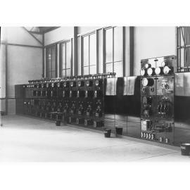 Islington electricity power station switch board
