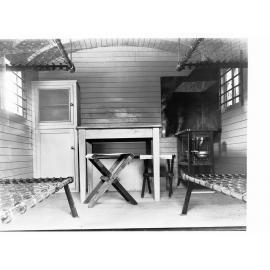 Railway maintenance workers' quarters in railway carriage