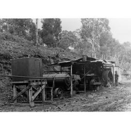 Steam Traction Engine Construction of Torrens Gorge Road