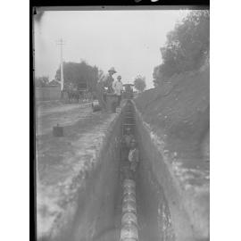 Excavator at work, Alberton and Cowandilla