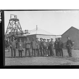 Leigh Creek Coal Mine -inspection of Leigh Creek coalfield by parliamentary party. August 1913