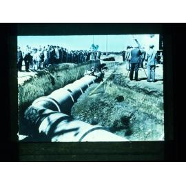 Opening of Loxton Irrigation Showing Underground Pipe