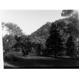 Owienagin Creek showing horse and cart