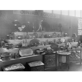Centenary exhibition - central school display, silverware