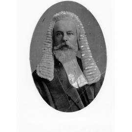 Portrait of Judge W H Bundey (born 30 January 1839 in Hampshire, England)