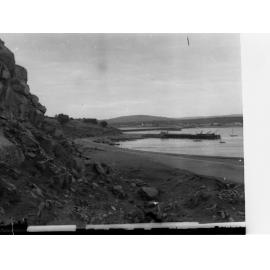 Victor Harbor from Granite Island, wharf facilities on Granite Island