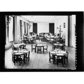 Children's Welfare Department - dining groups in dining room
