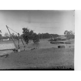 Site of Blanchetown lock and works, River Murray