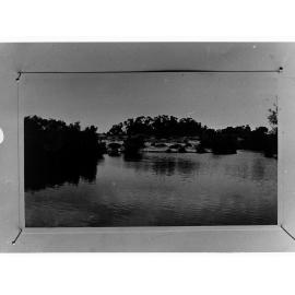 Rural view - showing river and trees - no information recorded