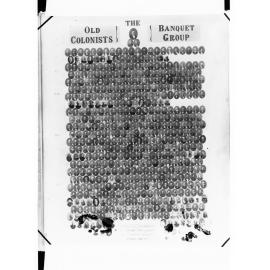 Old Colonists Banquet Group Cameo Portrait