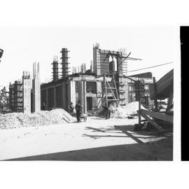 Adelaide Railway Station at the Beginning of Construction