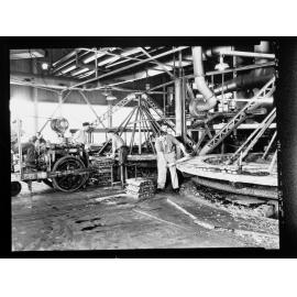 Port Pirie - men using industrial machinery