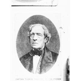 Portrait of Captain Thomas Rossiter - Captain of the French Whaling Ship Mississippi