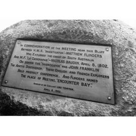 Memorial Plaque at Encounter Bay