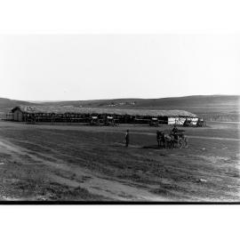 Farm with Horse and Carts