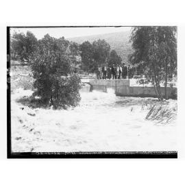 Millbrook Reservoir - Commissioner of Public Works letting first water from Millbrook