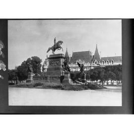 Statues in Front of a Building
