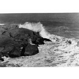Sea Crashing Against Rocks