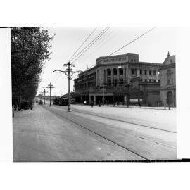 Adelaide Railway Station Under Construction Showing North Terrace