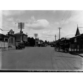 Mount Barker Town Showing Shops and Main Street