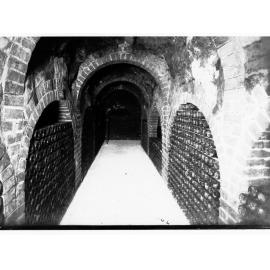 Underground wine cellar