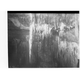Stalactites and Stalagmites in Cave