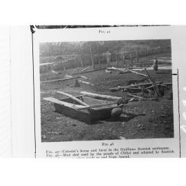 Mud Sled Used by the People of Chiloe and Adopted by Scottish Settlers