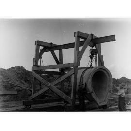 Glenelg Sewerage System showing men working