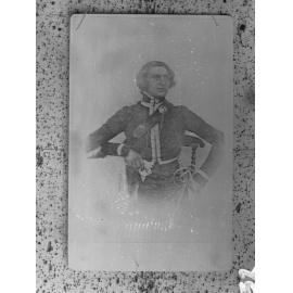 Sketch of Soldier in Military Uniform