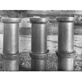 Sewers Department, Oaklands, showing joining pipes