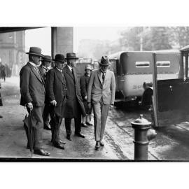 Victorian tourist party at Adelaide Railway Station
