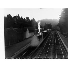 Melbourne express at Mount Lofty Railway Station