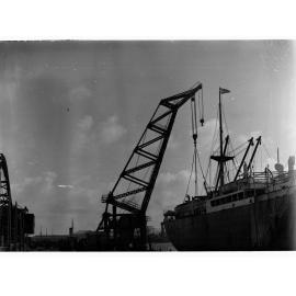 Unloading Pullman Dining Car at Port Adelaide